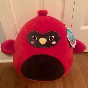 12” Cazlan the Cardinal Squishmallow